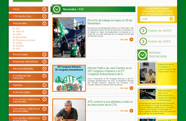 Categoría de noticias