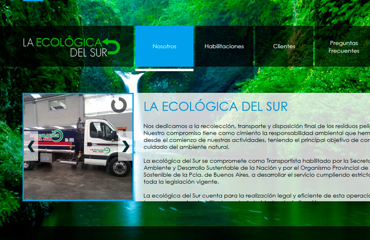 Footer del sitio