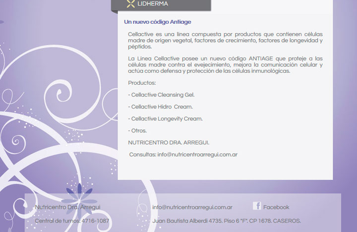 Footer del sitio